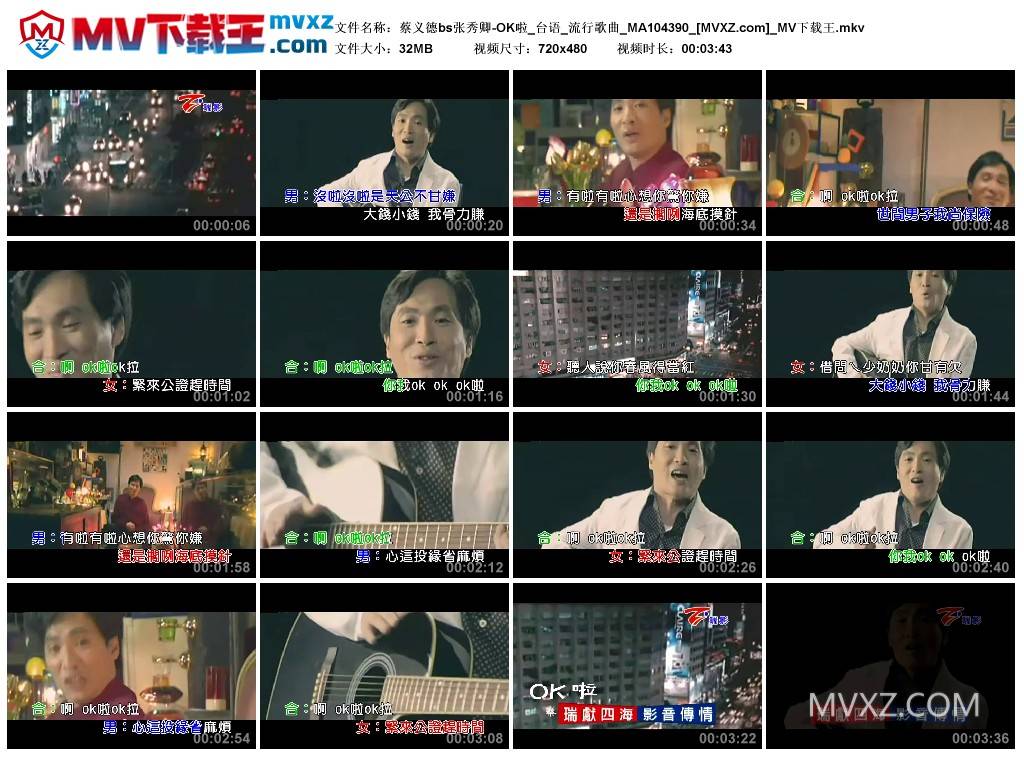 蔡义德bs张秀卿-OK啦_台语_流行歌曲_MA104390